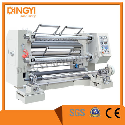 3.8KW 비 우븐 오프 CPP PE PVC 슬리팅 다시 감기 기계